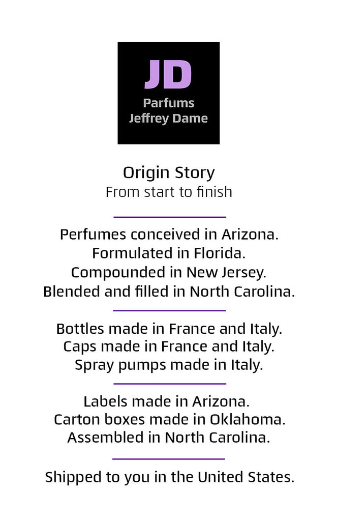 Parfums Jeffrey Dame Origin Story