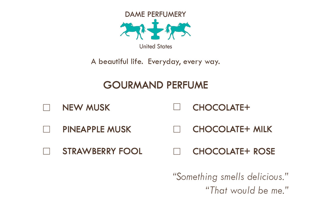 Dame Perfumery Gourmand Collection