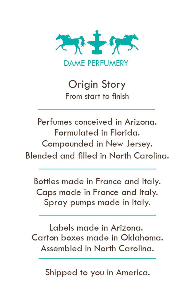 Dame Perfumery Origin Story